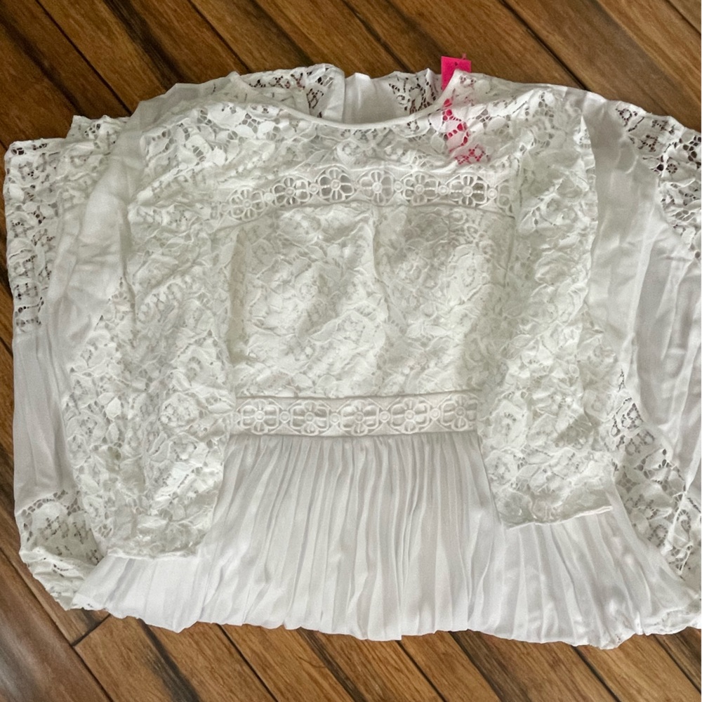 Lilly Pulitzer aiden white lace dress